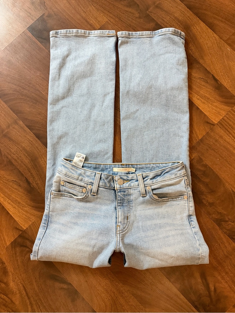 Levi's Light Blue Straight Leg Jeans